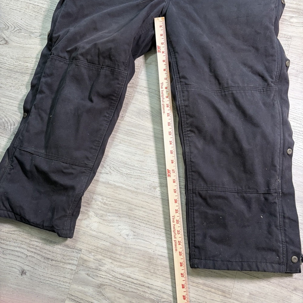 Walls Workwear Insulated Coveralls Black Sz  Large Short Chest 42-44 Quilt Lined - Picture 7 of 14